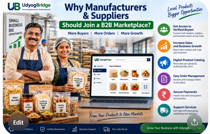Why Manufacturers & Suppliers Should Join a B2B Marketplace